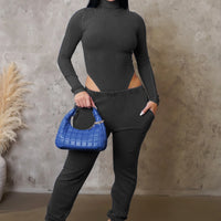 Staying In Pant Set - Black