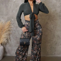 Dream Of Me Pant Set - Olive