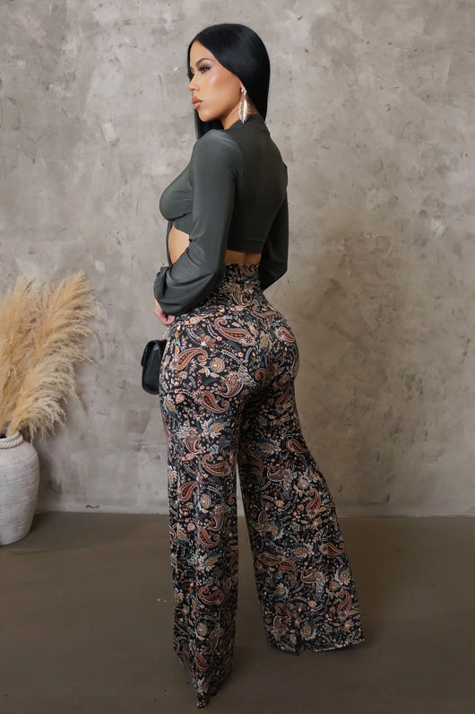 Dream Of Me Pant Set - Olive