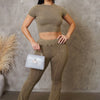 Caught Up Pant Set - Tan