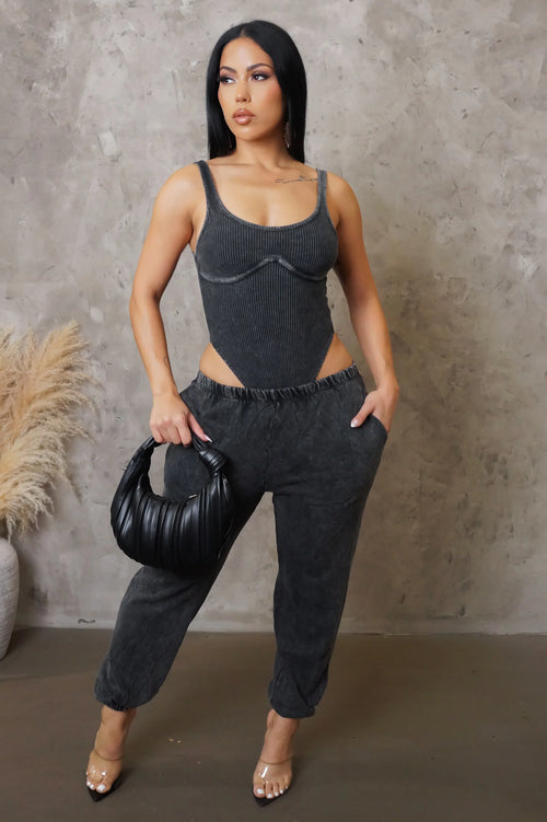 Finest Hour Pant Set - Black