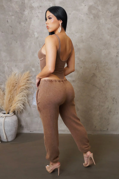 Finest Hour Pant Set - Tan
