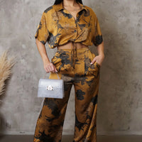 On Top Pant Set - Yellow