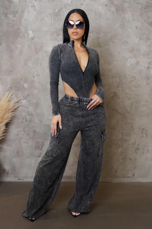 No Limits Pant Set - Grey