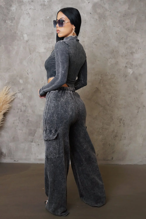 No Limits Pant Set - Grey