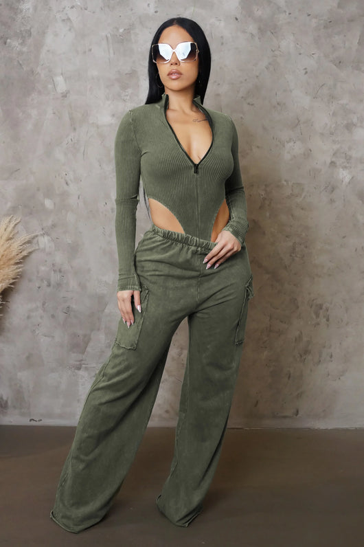 No Limits Pant Set - Green