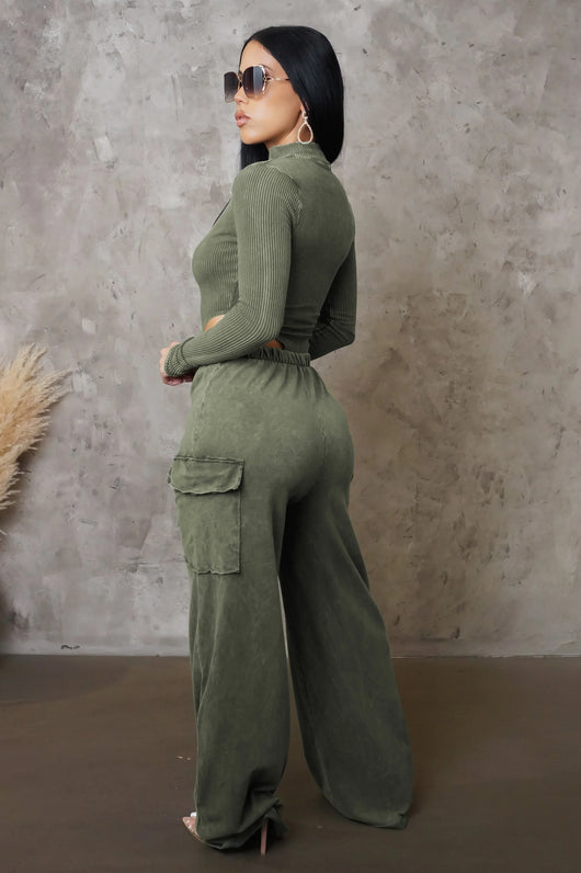No Limits Pant Set - Green