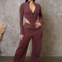 No Limits Pant Set - Red