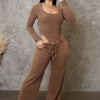 Exclusive Pant Set - Brown