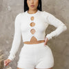 Change My Mind Short Set - White
