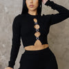 Change My Mind Short Set - Black