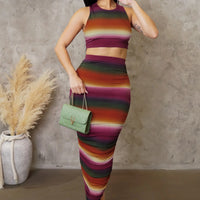 Sweet Crush Skirt Set - Multi