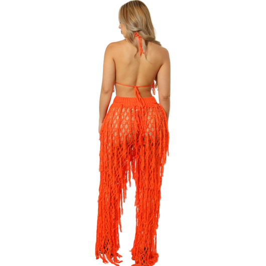 Call Me Again Fringe Pant Set