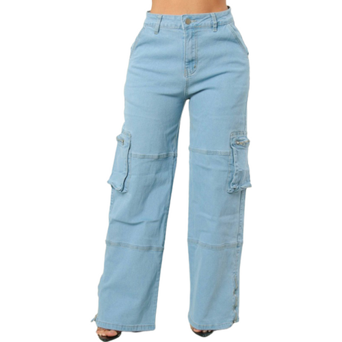 Light Wash Denim Undercover Cargo Pant