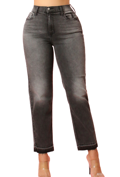 Non Disclosure Straight Leg Jeans