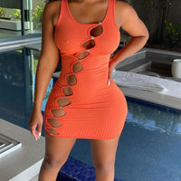 Easy Going Mini Dress - Orange