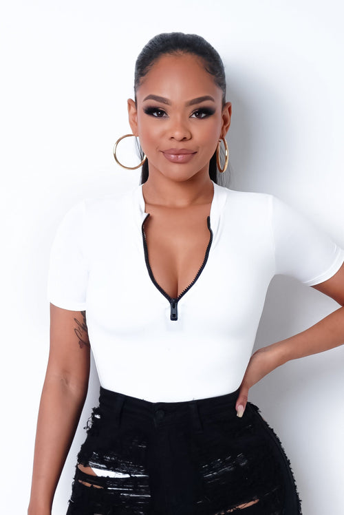 Harmony Bodysuit - White