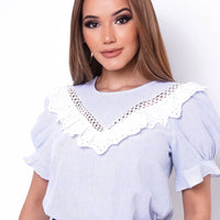 Little Miss Perfect Top - Light Blue