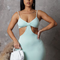 Low-Key Mini Dress - Mint