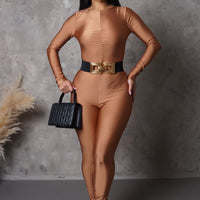Brilliant Future Jumpsuit - Tan