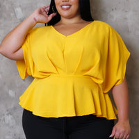 Perfect Overall Top - Yellow