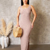 Brunch Event Midi Dress - Mauve