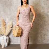 Brunch Event Midi Dress - Mauve