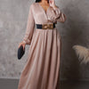 Clear It Up Maxi Dress - Brown
