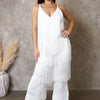 Got a Crush Jumpsuit - White