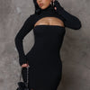 Inspired In My Mini Dress - Black