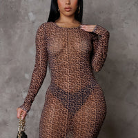 Dolce Mini Dress - Brown