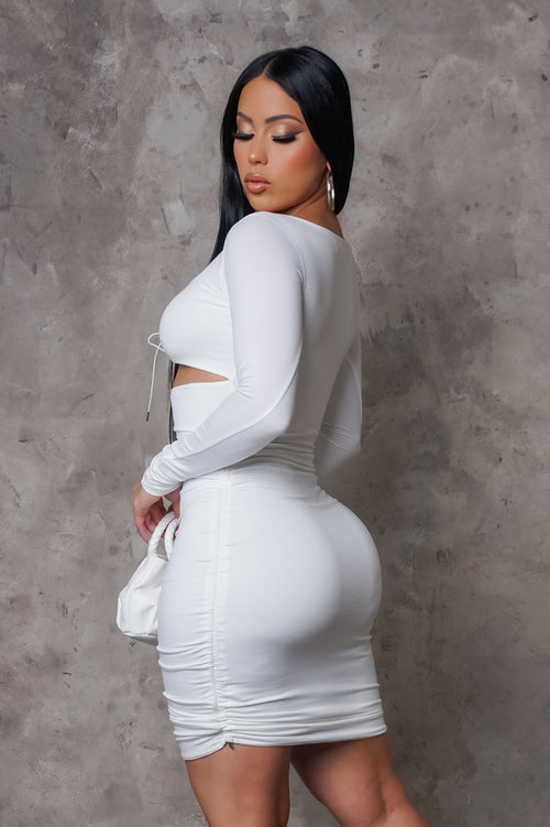 Genesis Mini Dress - White