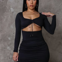 Genesis Mini Dress - Black