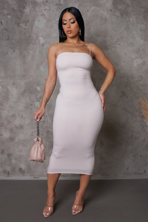 Leilani Midi Dress - Ivory