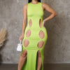 Effortless Maxi Dress - Lime