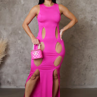 Effortless Maxi Dress - Pink
