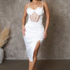 Lust Midi Dress - White
