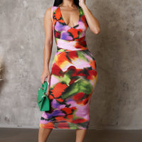 More Of It Midi Dress - Pink