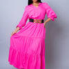 Keep It Cash Maxi Dress - Bubble Gum
