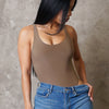 Keep Life Simple Bodysuit - Taupe