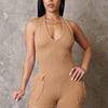 High Demand Romper - Orange