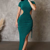 Dreaming Of It Midi Dress - Teal