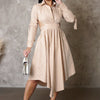 Miss A Midi Dress - Peach