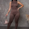 Paloma Jumpsuit - Brown