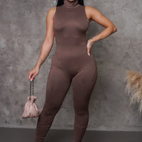 Paloma Jumpsuit - Brown