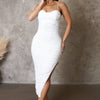 Count On Me Midi Dress - White