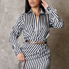 Getting To Me Mini Dress  - Black