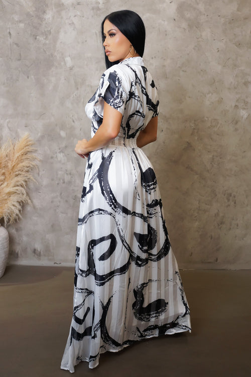 Out Of Mind Maxi Dress - White
