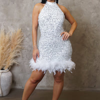 Feeling Like This Mini Dress - White