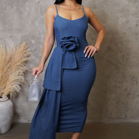 Just What I Like Mini Dress - Denim